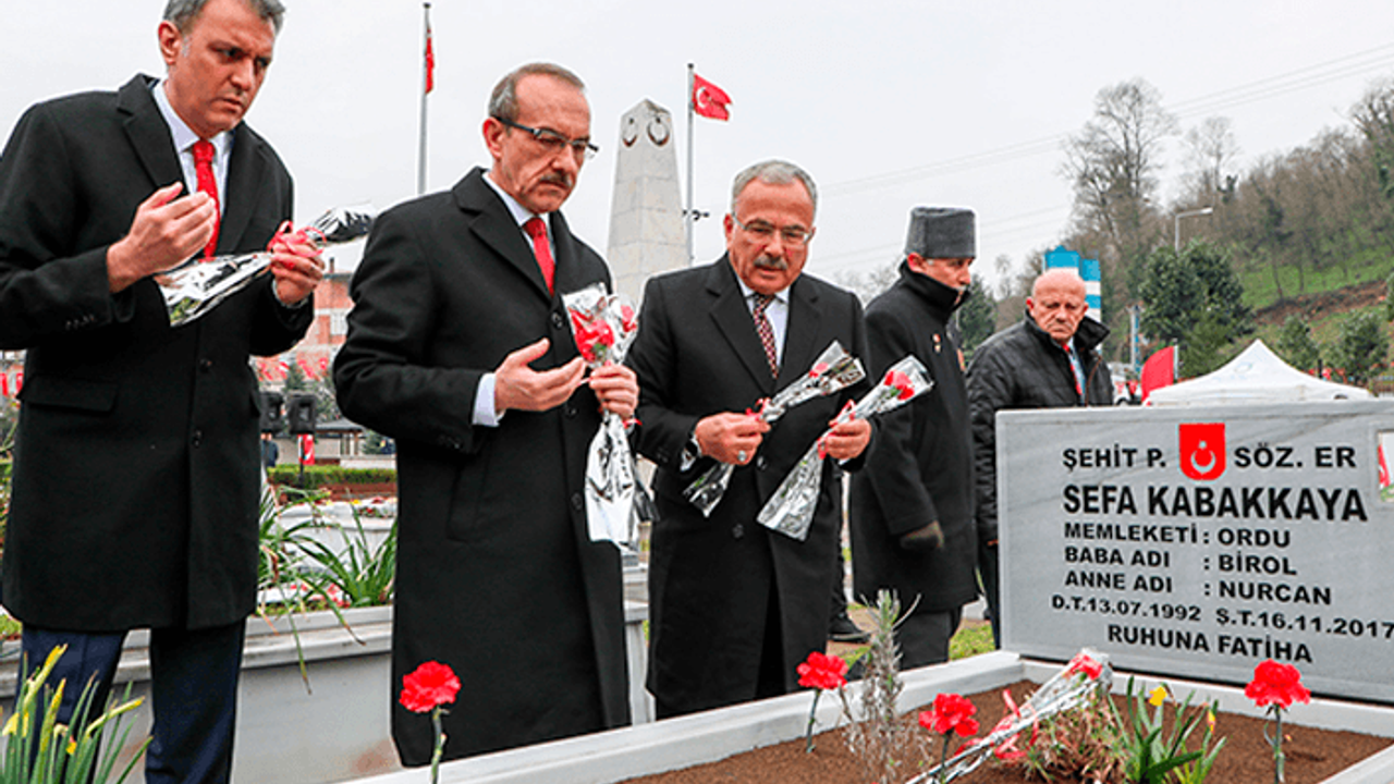 Ordulu ve tüm şehitlerimizi andık