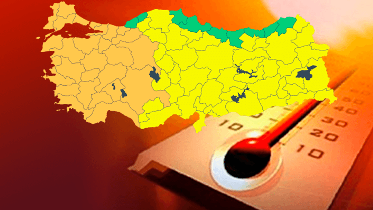 Türkiye'ye kavurucu sıcak uyarısı!