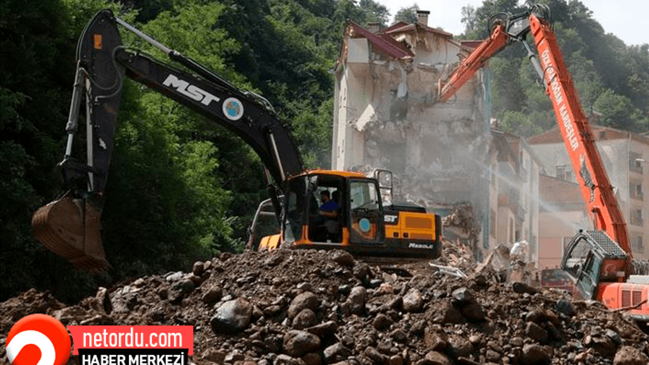 Ordu'da dere yatağındaki 131 bina yıkılacak