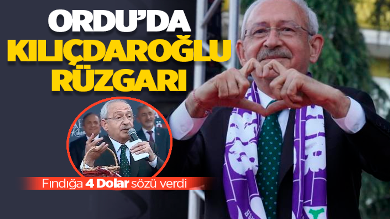 Kılıçdaroğlu: "Fındık 4 Dolar eşittir Türk Lirası olacak"
