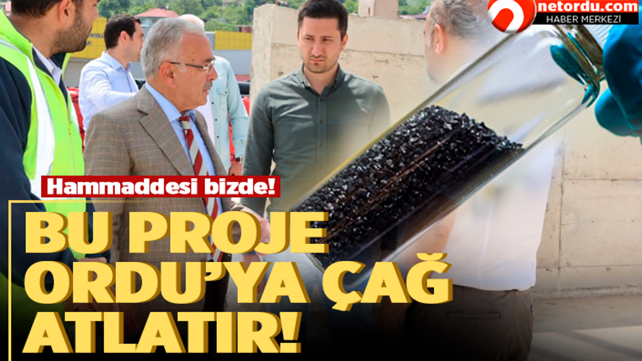 Başkan Güler'den Ordu'da çığır açacak olan proje