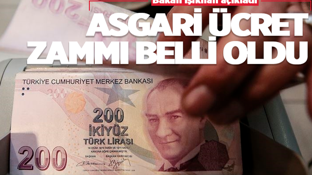 Yeni net asgari ücret 11 bin 402 TL oldu