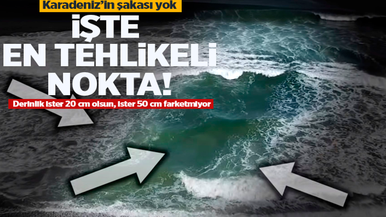 Çeken akıntıdan kurtulmanın tek bir yolu var!