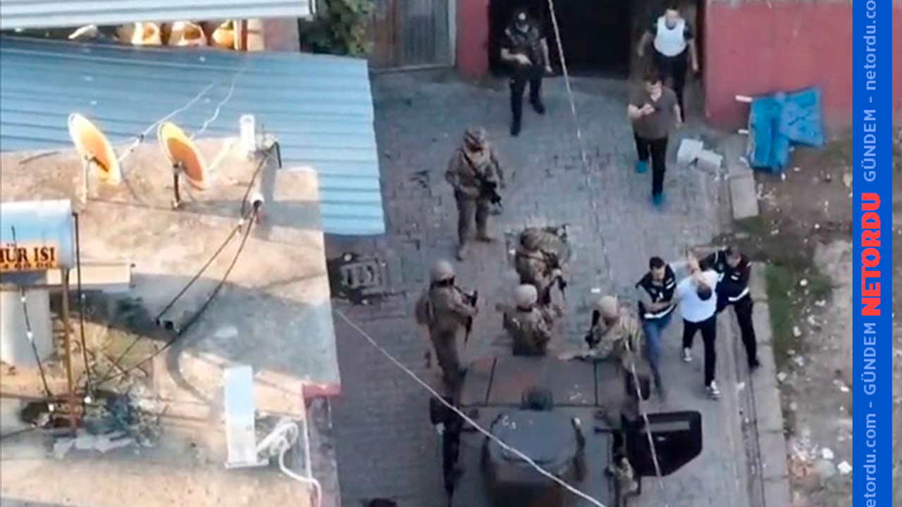 Ordu'nun da içinde bulunduğu 77 ilde operasyon