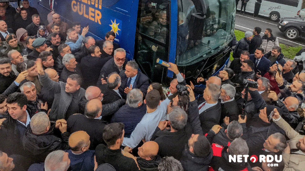 Başkan Güler'e Ordu il sınırında coşkulu karşılama