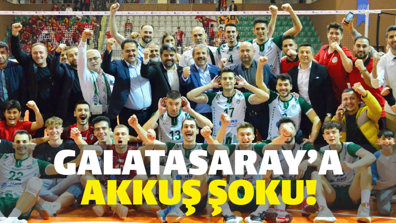 Efeler Ligi'nde Akkuş temsilcisi Galatasaray'ı devirdi