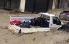Samsun'un Havza ilçesindeki sel hayatı felç etti