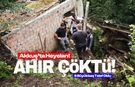 Ordu'daki heyelanda ahır çöktü!
