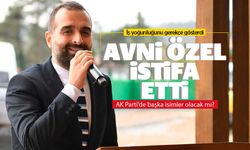 AK Parti'de Avni Özel görevinden istifa etti