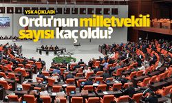 Ordu'nun milletvekili sayısı kaç oldu?