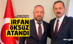 Anahtar Parti Ordu İl Başkanı İrfan Öksüz oldu