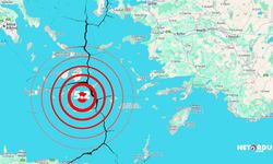 Ege Denizi'ndeki son deprem 5.2 şiddetinde oldu