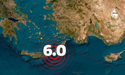 Muğla açıklarında gece yarısı 6 büyüklüğünde deprem