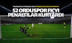 Play-Off'ta 52 Orduspor FK'yı penaltılar kurtardı