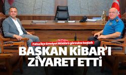 Başkan Kibar Fatsa İlçe Emniyet Müdürü'nü kabul etti