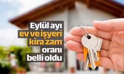 Eylül ayında kira artış oranı ne kadar oldu?