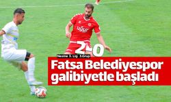 Fatsa Belediyespor sezona galibiyetle başladı