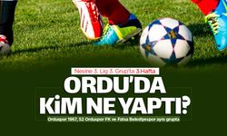 52 Orduspor FK yeni haftaya lider girdi