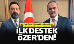 Selman Altaş'a ilk destek Mahmut Özer'den geldi