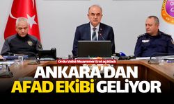 Ankara'dan özel AFAD ekibi Fatsa'ya geliyor
