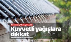 Meteoroloji'den Ordu için kuvvetli yağış uyarısı