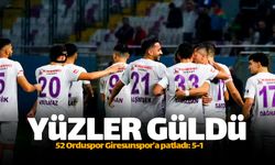 52 Orduspor FK, Giresunspor'a patladı: 5-1