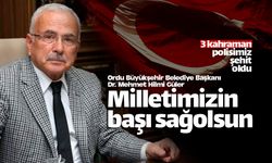 Başkan Güler: "Milletimizin başı sağolsun"