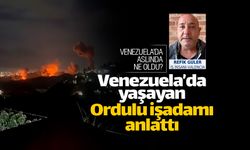 Venezuela'da yaşayan Ordulu işadamı anlattı