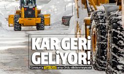 Etkili kar yağışı Rusya üzerinden geri geliyor