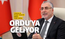 Bakan Vedat Işıkhan Ordu'ya geliyor