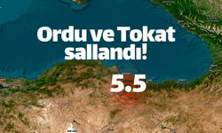 5.5'lik deprem Tokat ve Ordu'yu fena salladı!