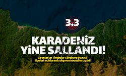 Giresun açıklarında üç ayrı deprem meydana geldi