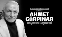 Ordu basınının acı günü: Ahmet Gürpınar vefat etti