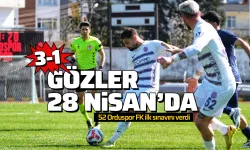 52 Orduspor FK ilk sınavını verdi: 1-3