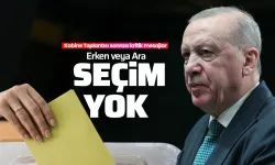 Erdoğan’dan "Erken Seçim" iddialarına net cevap!