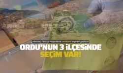 Ordu'nun 3 ilçesinde Seçim Heyecanı!