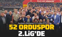 52 Orduspor FK Nesine 2. Lig'e Yükseldi