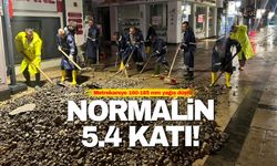 Fatsa'ya normalin 5.4 katı yağış düştü!
