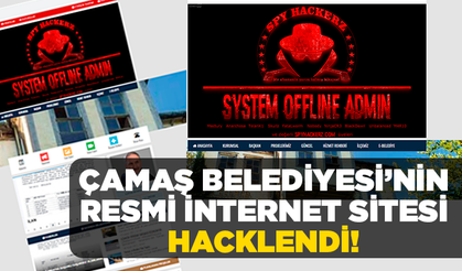 Çamaş Belediyesi'nin sitesi hacklendi!