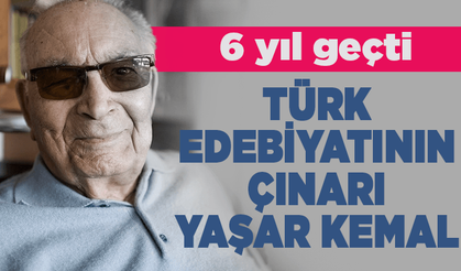 Türk edebiyatının çınarı Yaşar Kemal