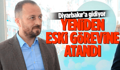 Bülent Civelek Diyarbakır'a atandı