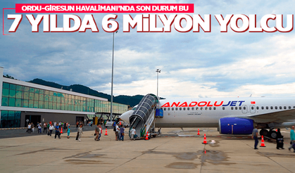 Havalimanı 6 milyon yolcuya hizmet verdi