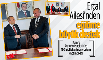 Erçal Ailesi'nden eğitime büyük destek