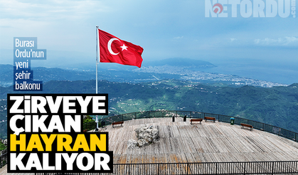 Burası Ordu'nun yeni şehir balkonu