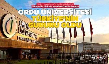 Ordu Üniversitesi'nden çok büyük başarı!