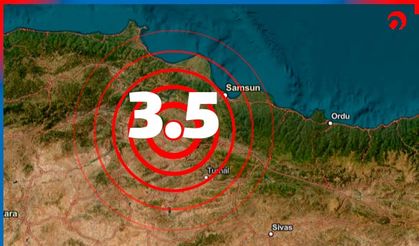 Samsun yeni güne 3.5'lik depremle başladı