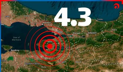 Bursa Gemlik'te 4.3'lük deprem meydana geldi