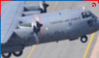 Askeri kargo uçağı Gürcistan-Azerbaycan sınırında düştü