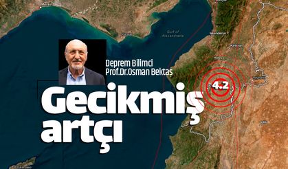 Prof.Dr.Bektaş Hatay depremi için 'gecikmiş artçı' dedi