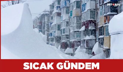 Kar kalınlığı iki ve üçüncü katlara kadar ulaştı